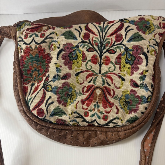 Vintage Joe Boxer Woven Tapestry Floral Pattern Purse Bag Handbag 90s Y2K main image 4